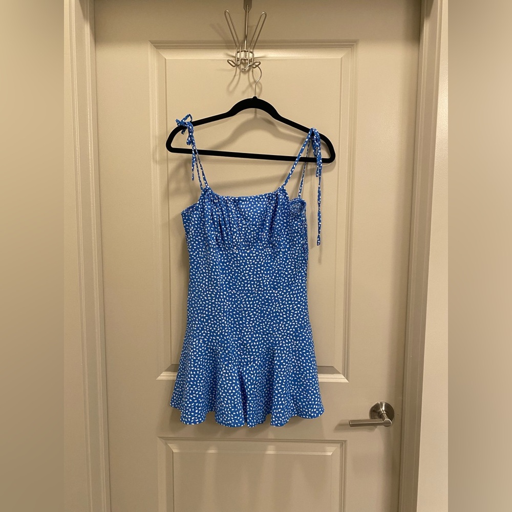 NWT cute blue romper